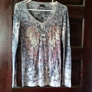 Wing print daytrip top